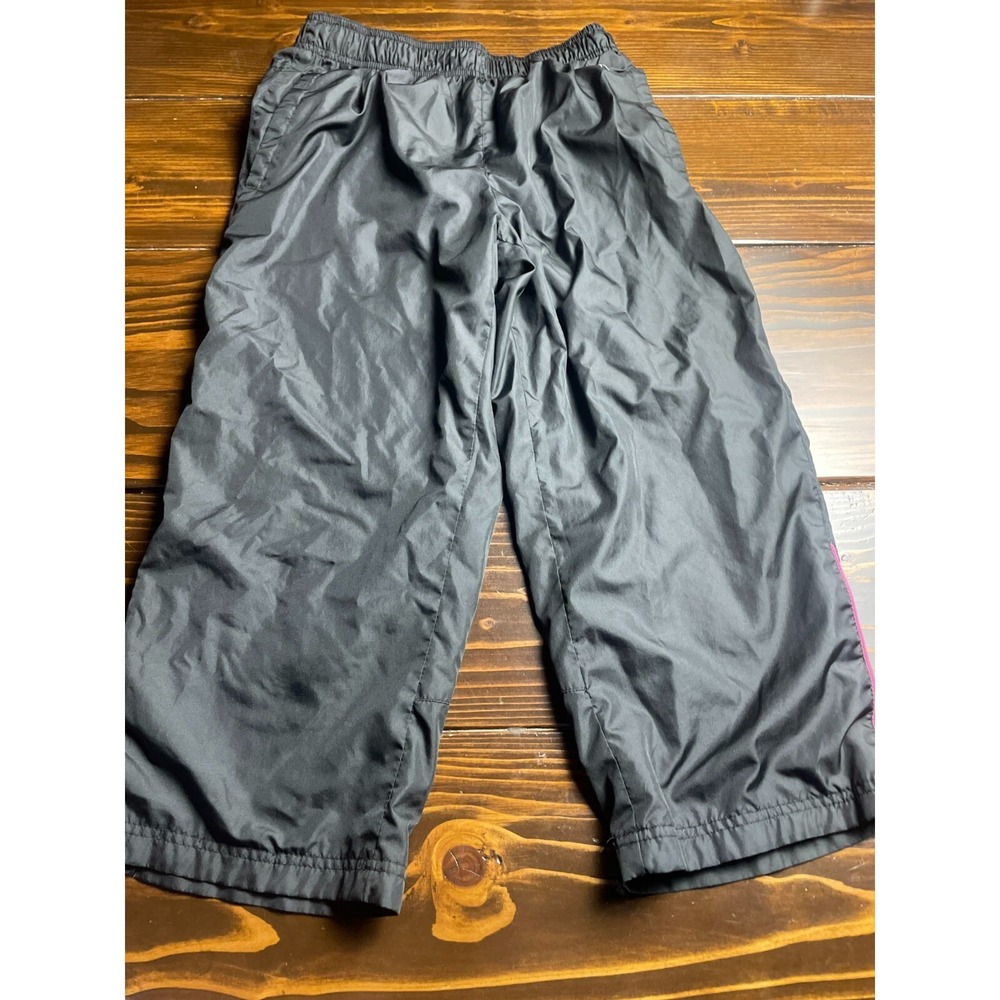 Danskin Now Pants, Women's Small, Black, Activewear, Windpants, Lined, Cropped